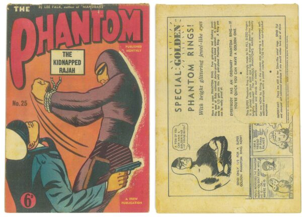 PHANTOM (1948 SERIES) #25: bc coupon cut out – FR/GD