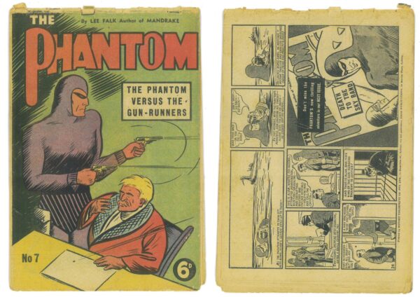 PHANTOM (1948 SERIES) #7: cover spine wear minor tears – VG