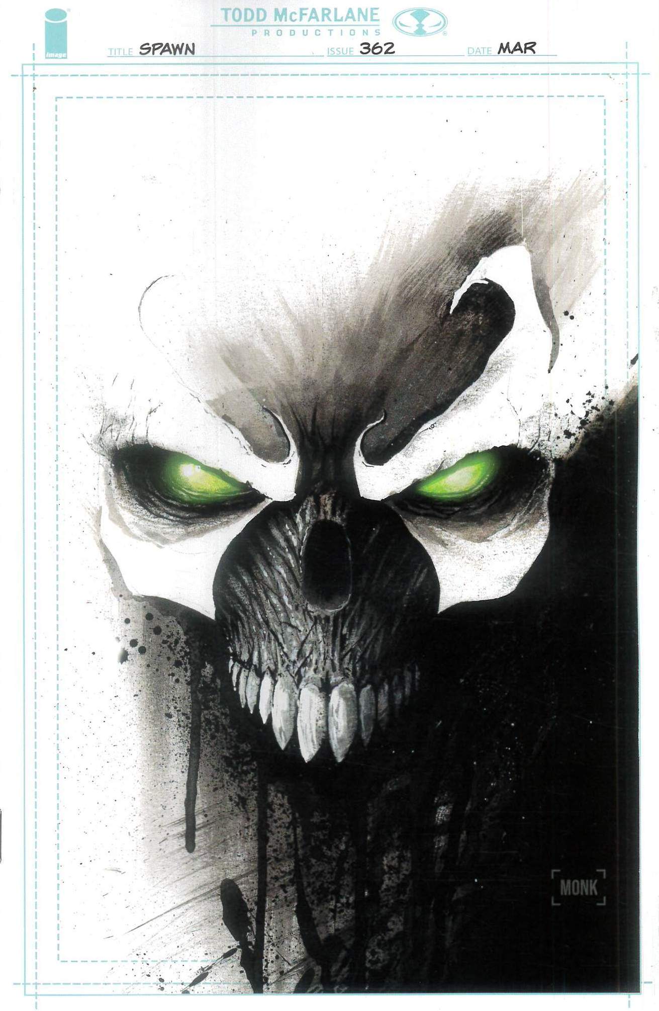 SPAWN (VARIANT EDITION) #362: Jeff Monk virgin cover C SPAWN (VARIANT EDITION) #362: Jeff Monk virgin cover C