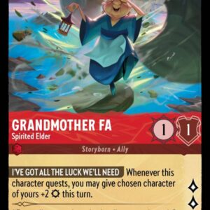 DISNEY LORCANA SINGLE CARDS: ARCHAZIA’S ISLAND #128: Grandmother Fa – Spirited Elder (Common Foil 121/204: NM)
