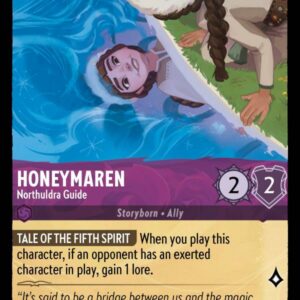 DISNEY LORCANA SINGLE CARDS: ARCHAZIA’S ISLAND #148: Honeymaren – Northuldra Guide (Common 48/204: NM)