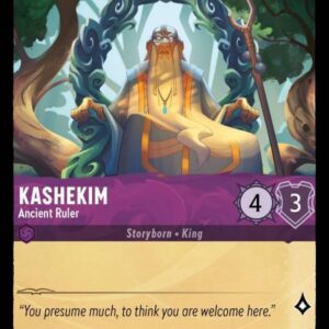 DISNEY LORCANA SINGLE CARDS: ARCHAZIA’S ISLAND #172: Kashekim – Ancient Ruler (Uncommon Foil 77/204: NM) DISNEY LORCANA SINGLE CARDS: ARCHAZIA’S ISLAND #172: Kashekim – Ancient Ruler (Uncommon Foil 77/204: NM)
