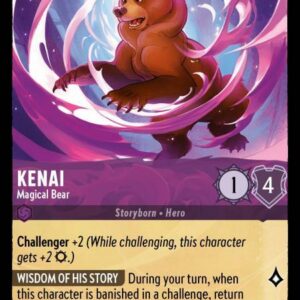 DISNEY LORCANA SINGLE CARDS: ARCHAZIA’S ISLAND #174: Kenai – Magical Bear (Rare Foil 70/204: NM) DISNEY LORCANA SINGLE CARDS: ARCHAZIA’S ISLAND #174: Kenai – Magical Bear (Rare Foil 70/204: NM)