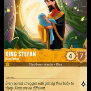 DISNEY LORCANA SINGLE CARDS: ARCHAZIA’S ISLAND #183: King Stefan – New Father (Common 3/204: NM) DISNEY LORCANA SINGLE CARDS: ARCHAZIA’S ISLAND #183: King Stefan – New Father (Common 3/204: NM)