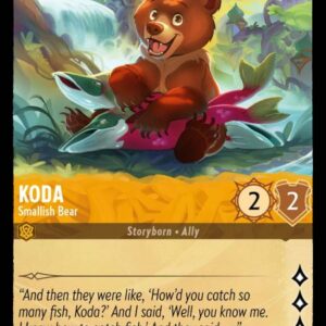 DISNEY LORCANA SINGLE CARDS: ARCHAZIA’S ISLAND #185: Koda – Smallish Bear (Uncommon 34/204: NM) DISNEY LORCANA SINGLE CARDS: ARCHAZIA’S ISLAND #185: Koda – Smallish Bear (Uncommon 34/204: NM)