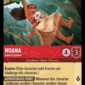 DISNEY LORCANA SINGLE CARDS: ARCHAZIA’S ISLAND #248: Moana – Island Explorer (Uncommon 134/204: NM)