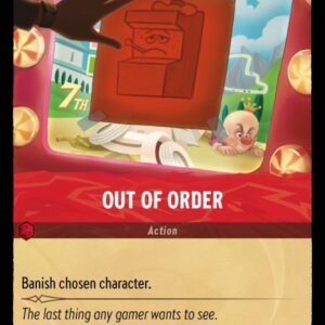 DISNEY LORCANA SINGLE CARDS: ARCHAZIA’S ISLAND #268: Out of Order (Common 148/204: NM)