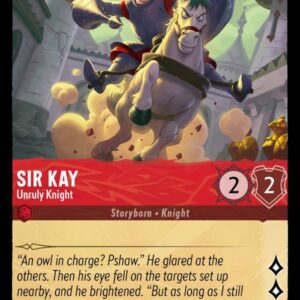 DISNEY LORCANA SINGLE CARDS: ARCHAZIA’S ISLAND #335: Sir Kay – Unruly Knight (Uncommon 144/204: NM)
