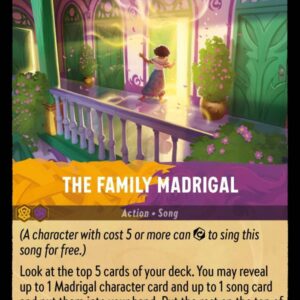 DISNEY LORCANA SINGLE CARDS: ARCHAZIA’S ISLAND #362: The Family Madrigal (Rare 40/204: NM)