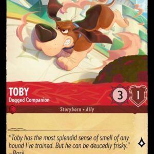 DISNEY LORCANA SINGLE CARDS: ARCHAZIA’S ISLAND #389: Toby – Dogged Companion (Common Foil 131/204: NM) DISNEY LORCANA SINGLE CARDS: ARCHAZIA’S ISLAND #389: Toby – Dogged Companion (Common Foil 131/204: NM)