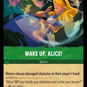 DISNEY LORCANA SINGLE CARDS: ARCHAZIA’S ISLAND #410: Wake Up, Alice! (Common Foil 116/204: NM) DISNEY LORCANA SINGLE CARDS: ARCHAZIA’S ISLAND #410: Wake Up, Alice! (Common Foil 116/204: NM)