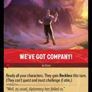 DISNEY LORCANA SINGLE CARDS: ARCHAZIA’S ISLAND #413: We’ve Got Company! (Rare 147/204: NM) DISNEY LORCANA SINGLE CARDS: ARCHAZIA’S ISLAND #413: We’ve Got Company! (Rare 147/204: NM)