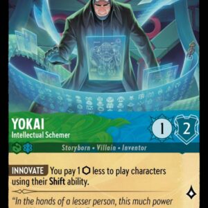 DISNEY LORCANA SINGLE CARDS: ARCHAZIA’S ISLAND #420: Yokai – Intellectual Schemer (Uncommon Foil 97/204: NM)