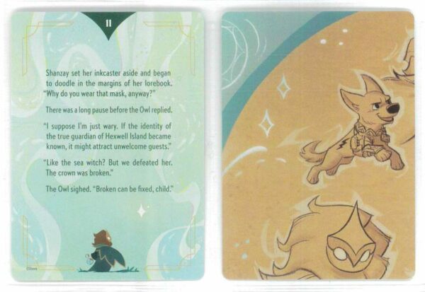 DISNEY LORCANA SINGLE CARDS: ARCHAZIA’S ISLAND #437: Lore Card/Puzzle Piece (Common 11/20: NM)
