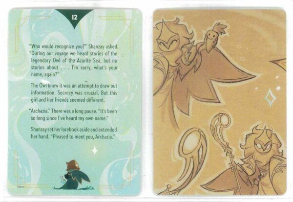 DISNEY LORCANA SINGLE CARDS: ARCHAZIA’S ISLAND #438: Lore Card/Puzzle Piece (Common 12/20: NM)