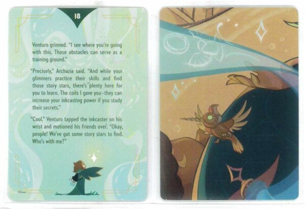 DISNEY LORCANA SINGLE CARDS: ARCHAZIA’S ISLAND #444: Lore Card/Puzzle Piece (Common 18/20: NM)