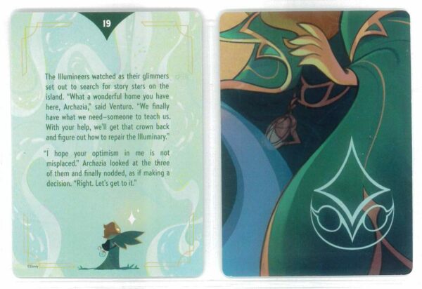 DISNEY LORCANA SINGLE CARDS: ARCHAZIA’S ISLAND #445: Lore Card/Puzzle Piece (Common 19/20: NM)