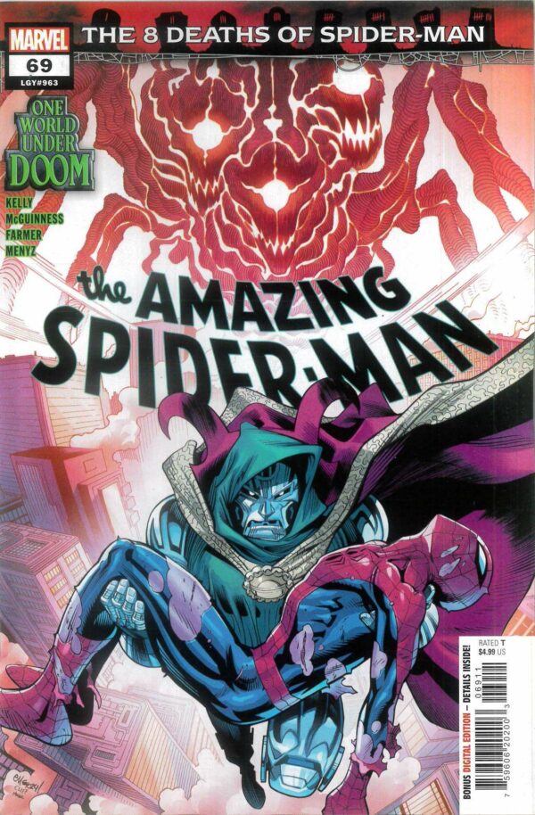 AMAZING SPIDER-MAN (2022 SERIES) #69: Ed McGuinness cover A (8 Deaths/One World Under Doom)