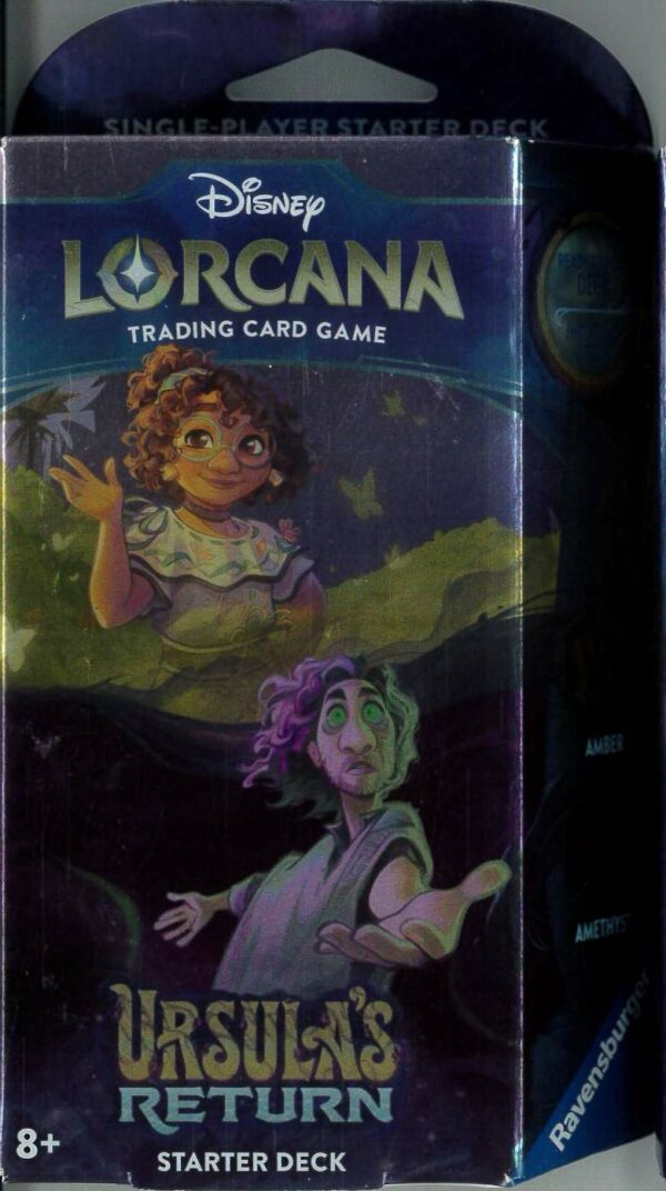 DISNEY LORCANA STARTER DECK #4001: Usula’s Return (Amber/Amethyst)