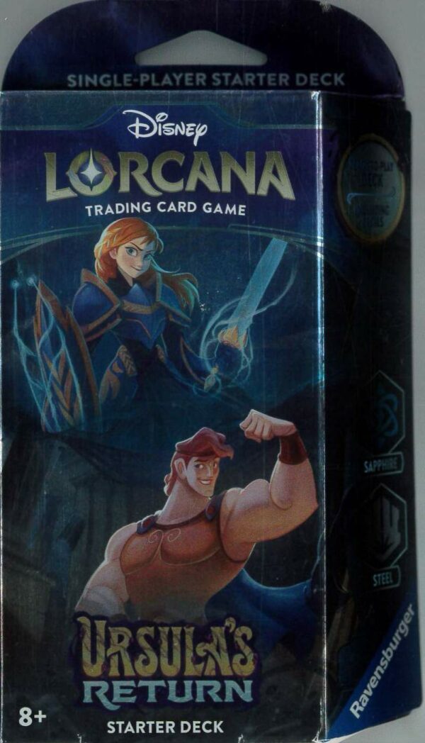 DISNEY LORCANA STARTER DECK #4002: Usula’s Return (Sapphire/Steel)