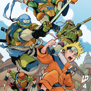 TEENAGE MUTANT NINJA TURTLES X NARUTO #4 Karl Kerschl cover D