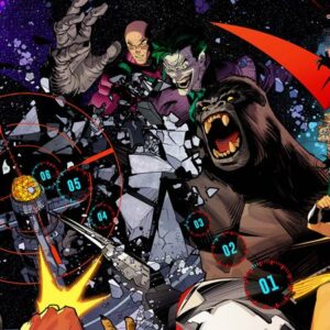 JUSTICE LEAGUE UNLIMITED #7 Dan Mora connecting cover A (We Are Yesterday Part 5)