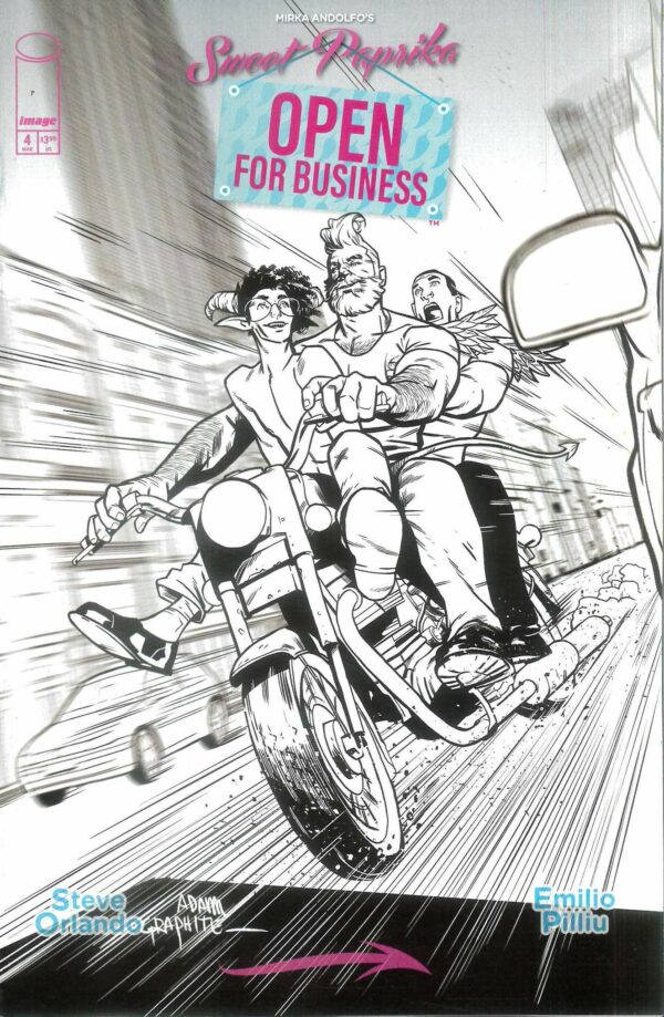 SWEET PAPRIKA: OPEN FOR BUSINESS #4: Adam Graphite cover D