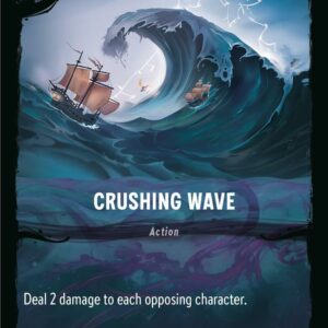 DISNEY LORCANA SINGLE CARDS: ILLUMINEER’S QUEST DT #7: Crushing Wave (Fixed 19/31: NM)