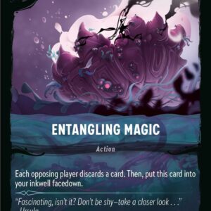 DISNEY LORCANA SINGLE CARDS: ILLUMINEER’S QUEST DT #8: Entangling Magic (Fixed 20/31: NM)