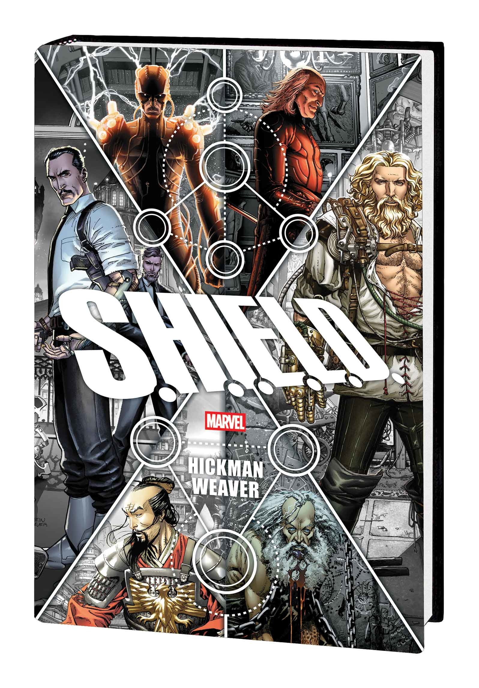SHIELD BY HICKMAN & WEAVER OMNIBUS (HC) #0: Dustin Weaver Direct Market cover SHIELD BY HICKMAN & WEAVER OMNIBUS (HC) #0: Dustin Weaver Direct Market cover