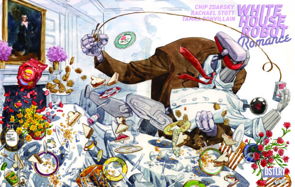 WHITE HOUSE ROBOT ROMANCE #1 Jill Thompson cover B