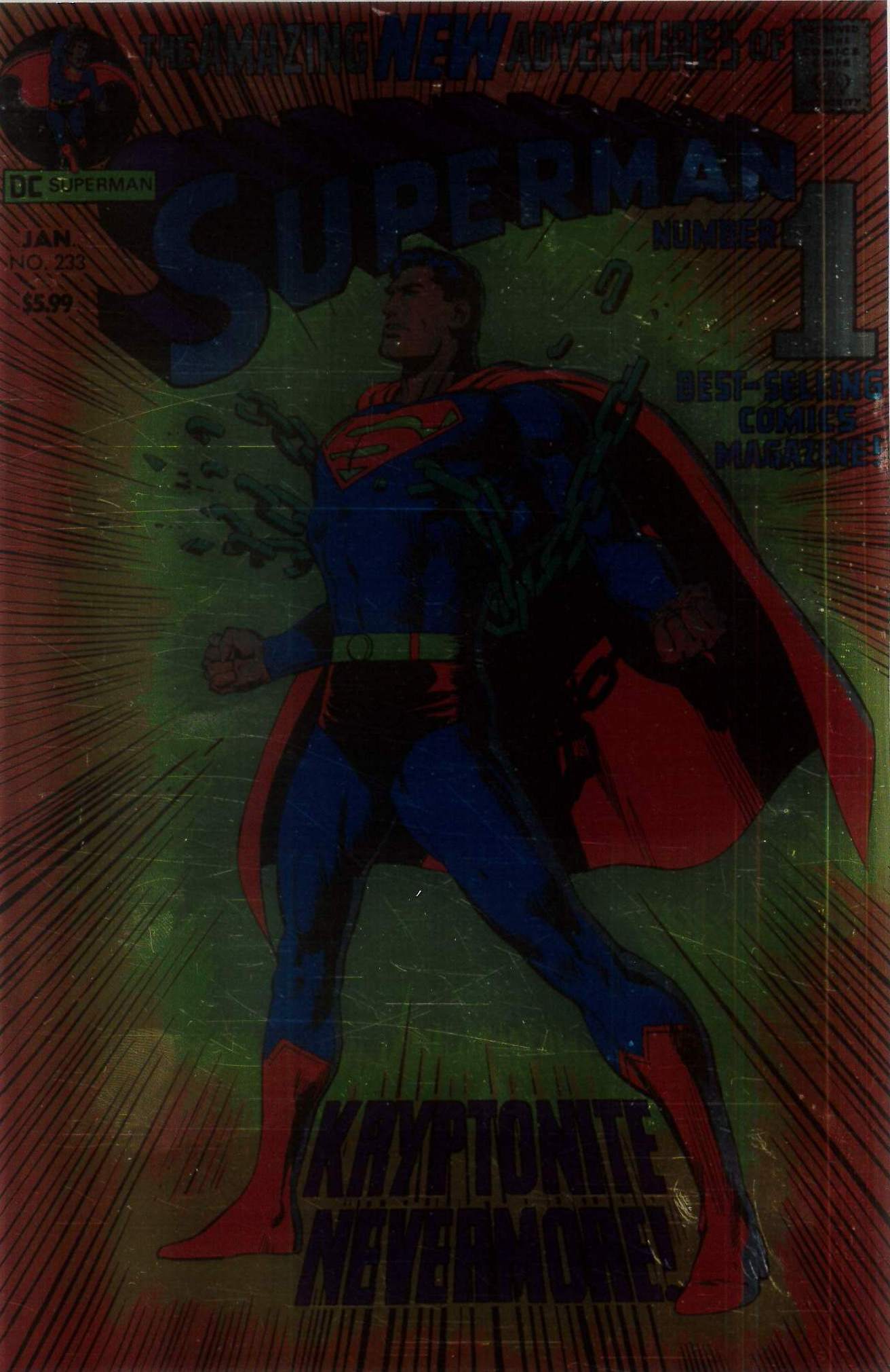 SUPERMAN (1938-1986,2006-2011 SERIES) #233: 2025 Facsimile edition (Neal Adams Foil cover) SUPERMAN (1938-1986,2006-2011 SERIES) #233: 2025 Facsimile edition (Neal Adams Foil cover)