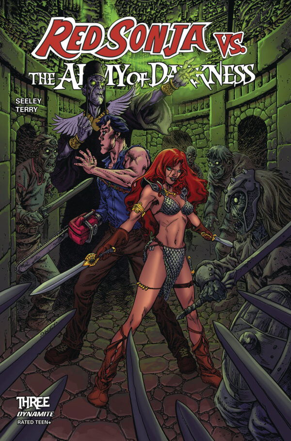 RED SONJA VS THE ARMY OF DARKNESS #3 Tom Raney cover C