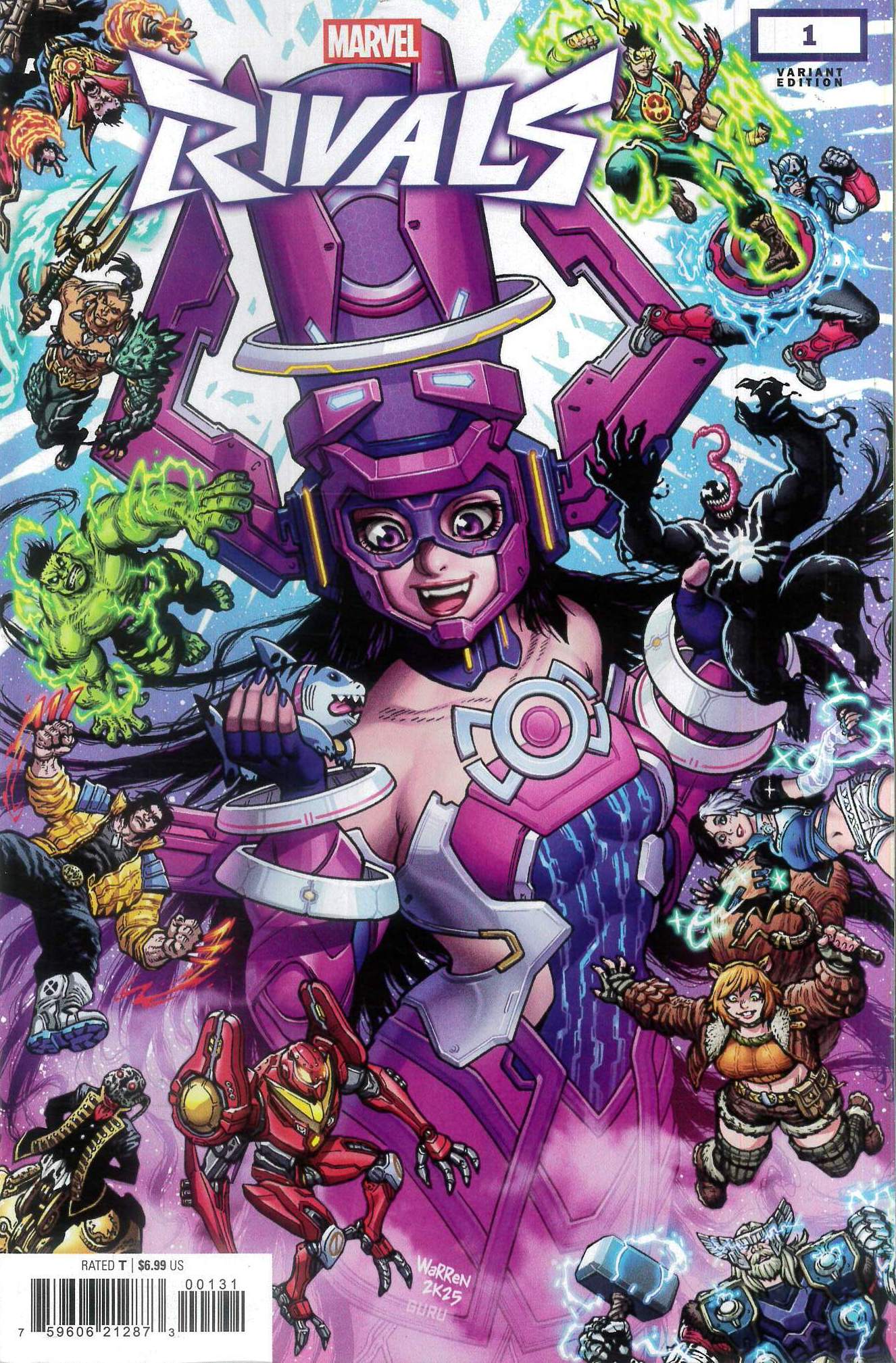 MARVEL RIVALS #1: Adan Warren cover C MARVEL RIVALS #1: Adan Warren cover C