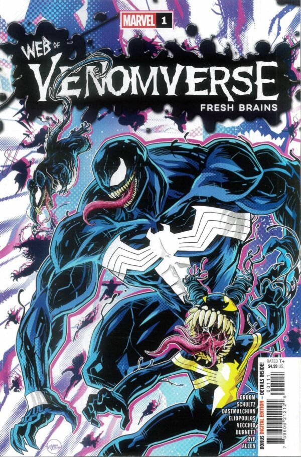 WEB OF VENOMVERSE: FRESH BRAINS #1: Luciano Vecchio cover A
