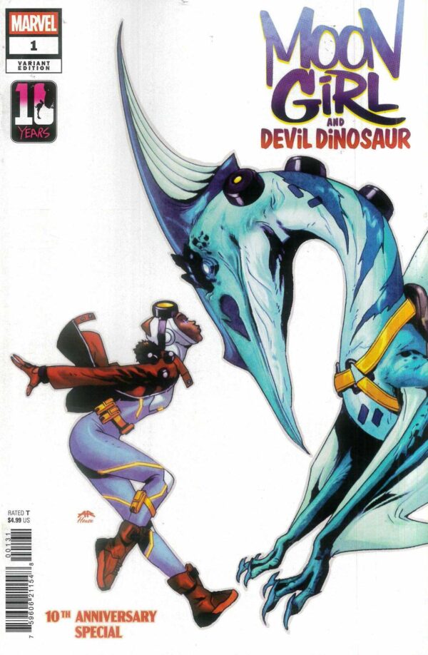 MOON GIRL & DEVIL DINOSAUR 10TH ANNIVERSAY SPECIAL #1: Anand Ramcheron cover C