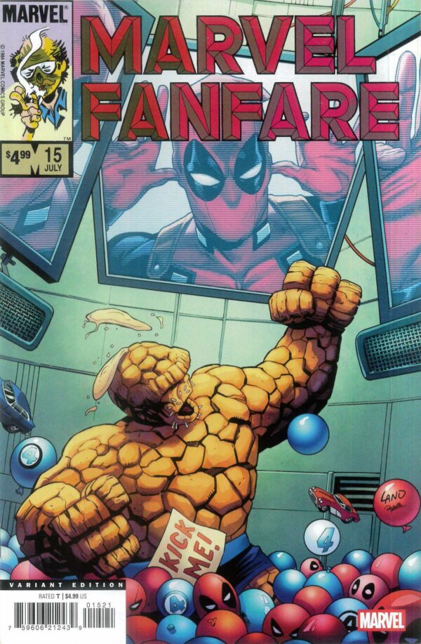 MARVEL FANFARE (1982-1992 SERIES) #15: 2025 Facsimile edition (Greg Land April Pool’s Day cover B)