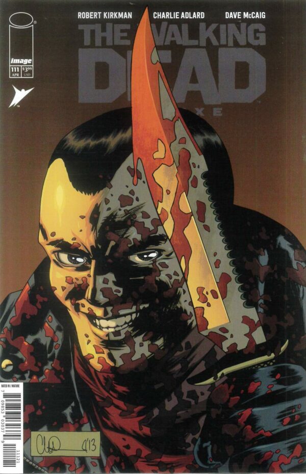 WALKING DEAD DELUXE #111: Charlie Adlard cover B