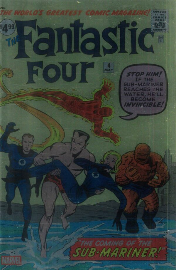 FANTASTIC FOUR (1961-1996,2003-2011,2012-2015 SER) #4: 2025 Facsimile edition (Jack Kirby Foil cover B)