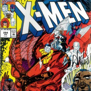 UNCANNY X-MEN (1963: AUSTRALIAN PRICE VARIANT) #284: Signed by Whilce Portacio (COA) NM