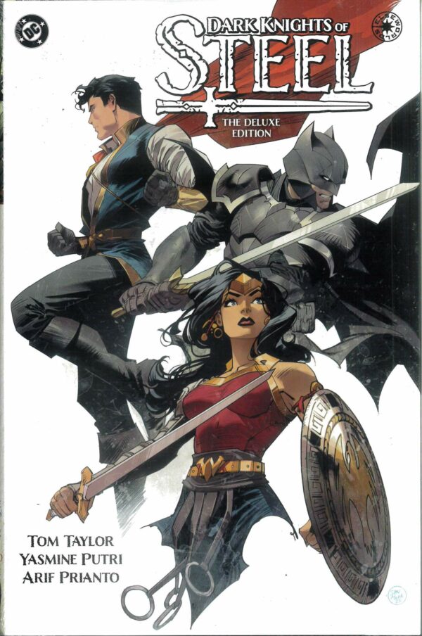 DARK KNIGHTS OF STEEL TP #1: 2025 Deluxe Hardcover (Dan Mora Direct Market cover)