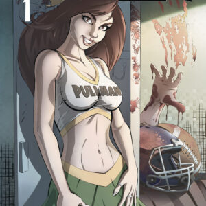FLESH EATING CHEERLEADERS FROM OUTER SPACE #1 Gregbo 2nd Print cover C