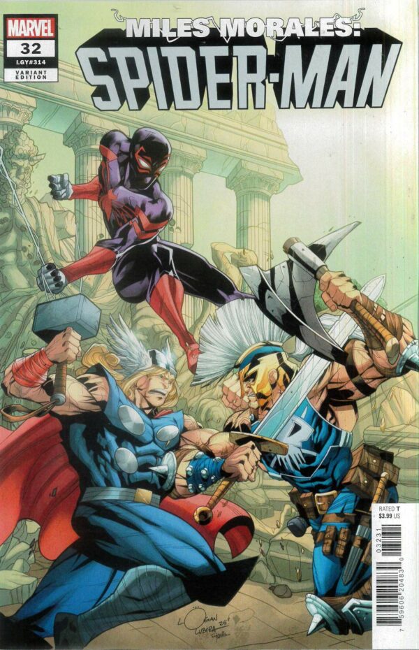 MILES MORALES: SPIDER-MAN (2023 SERIES) #32: Logan Lubera connecting cover C