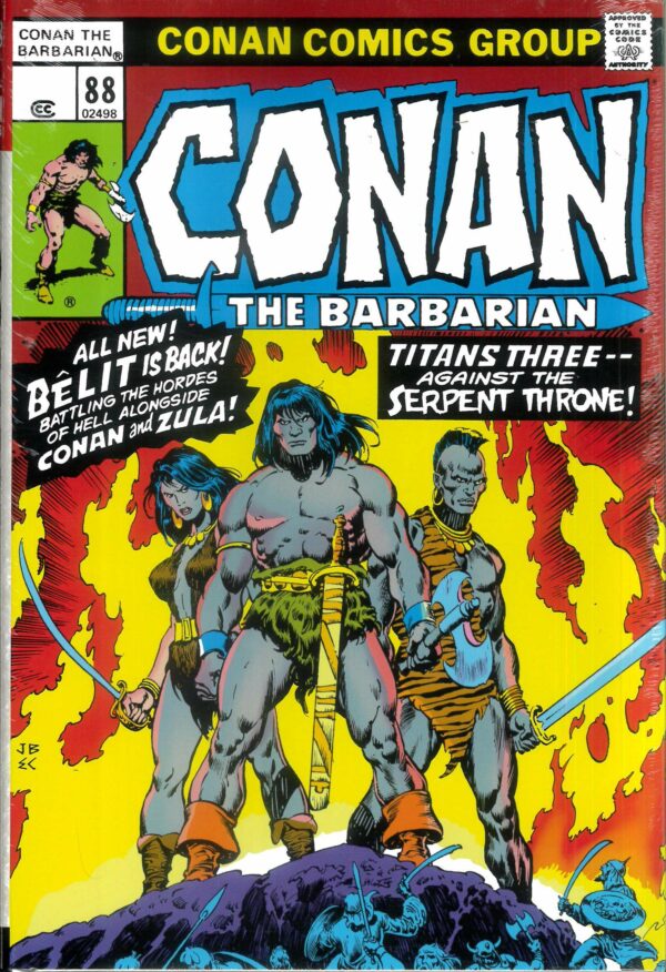 CONAN THE BARBARIAN ORIGINAL COMICS OMNIBUS (HC) #4: #84-115 (John Buscema Conan #88 cover art)