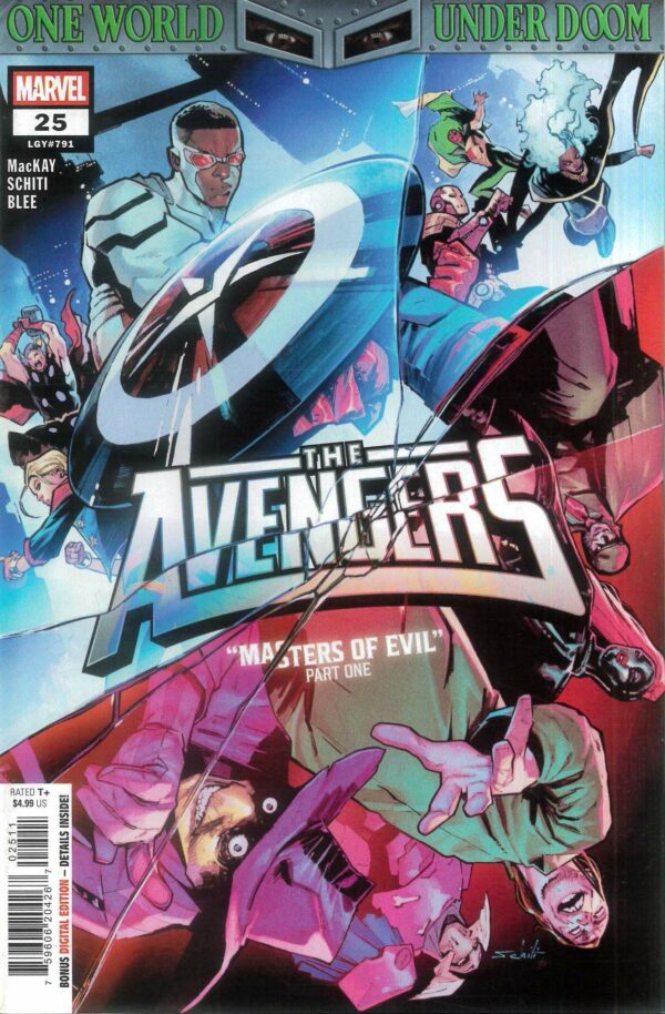AVENGERS (2023 SERIES) #25: Valerio Schiti cover A (One World Under Doom)