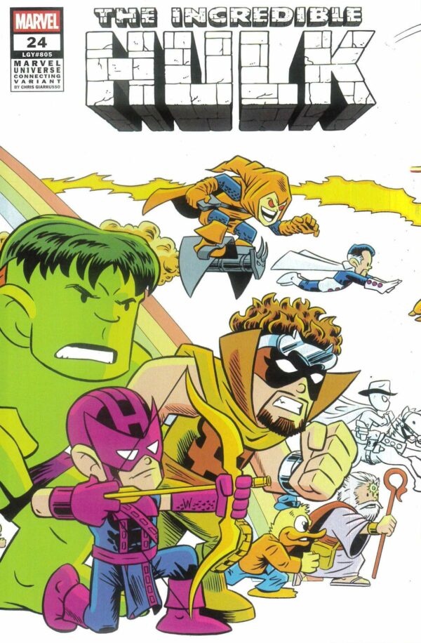 INCREDIBLE HULK (2023 SERIES) #24: Chris Giarrusso Marvel Universe connecting cover C