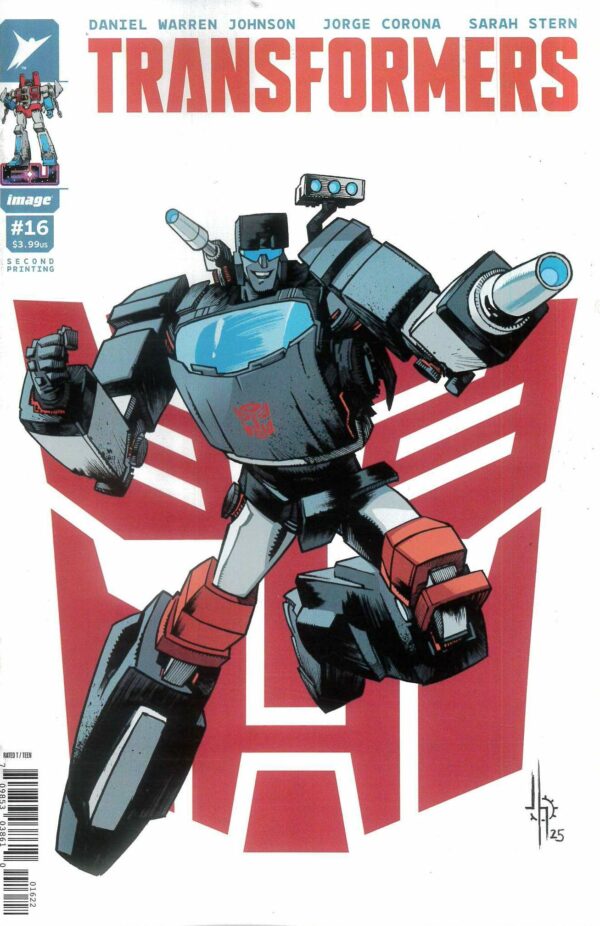 TRANSFORMERS (2023 SERIES) #16: Jason Howard Autobot 2nd Print cover B