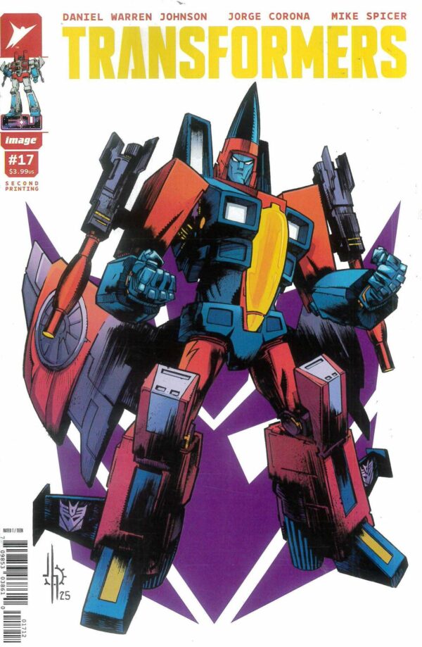 TRANSFORMERS (2023 SERIES) #17: Jason Howard Decepticon 2nd Print cover A