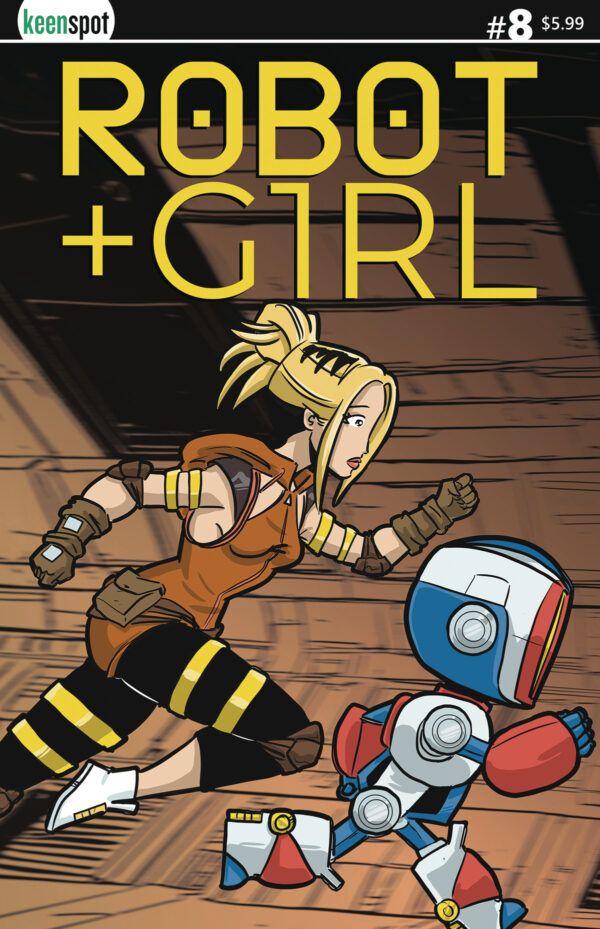 ROBOT + GIRL #8 Run For Their Lives cover A