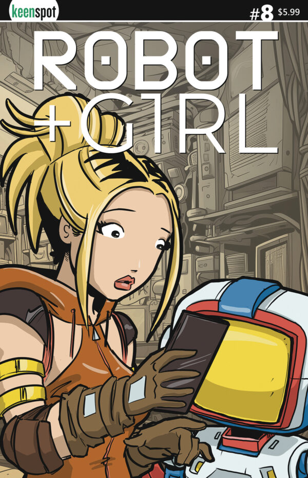 ROBOT + GIRL #8: Notification Holofoil cover B